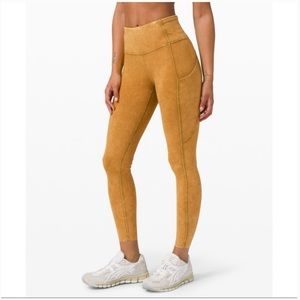 Lululemon Fast and Free High-Rise Tight 25" Ice Dye